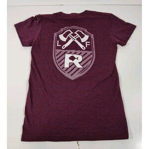 Rogue Fitness Lauren Fisher CrossFit TShirt Womens Small Weight Training USA